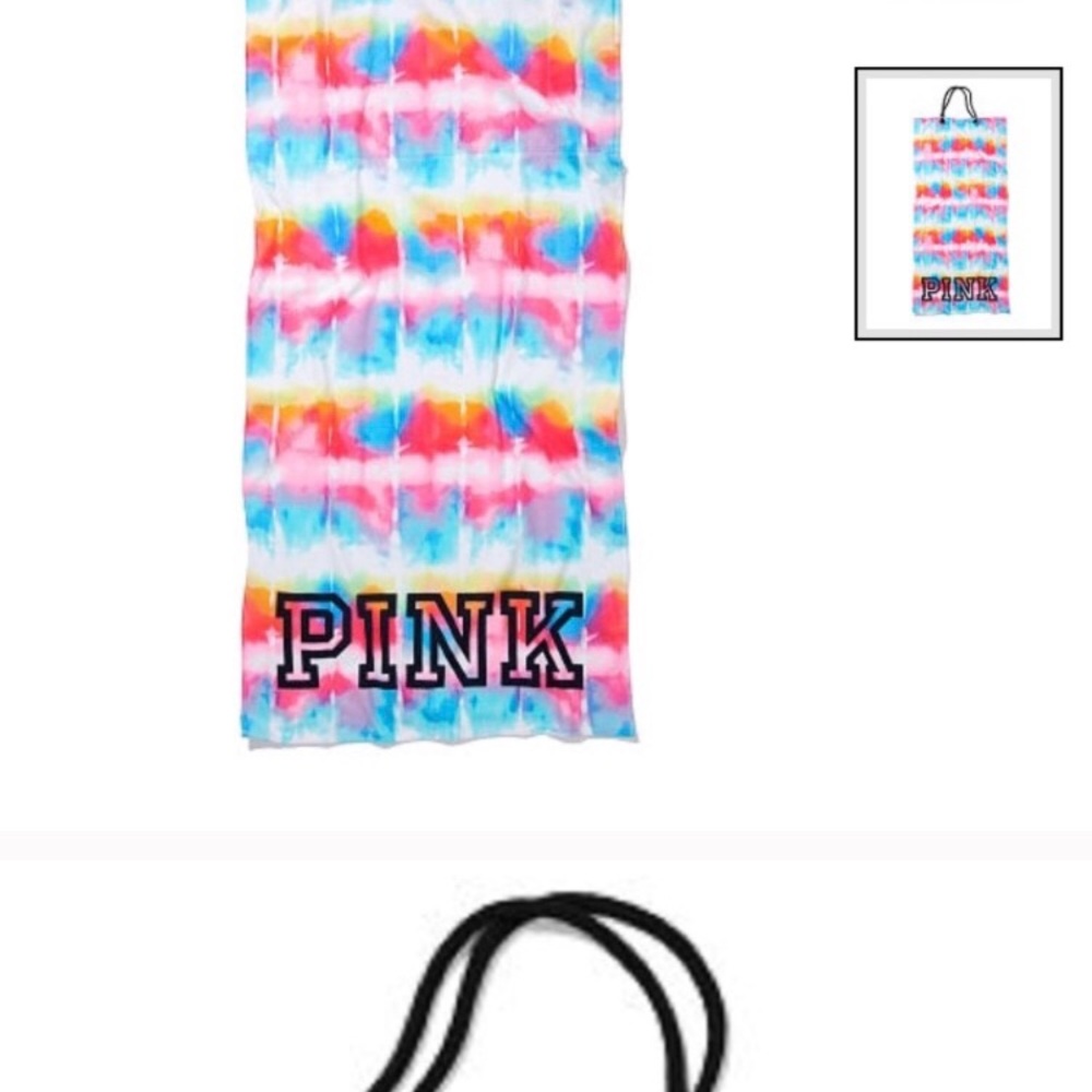 HP🎉🎉NWT Pink VS Packable Towel Tote, - Picture 4 of 5